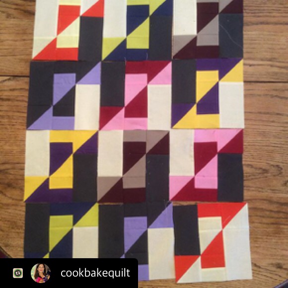 Libby Dibby Stuff Flip Flop Quilt Block