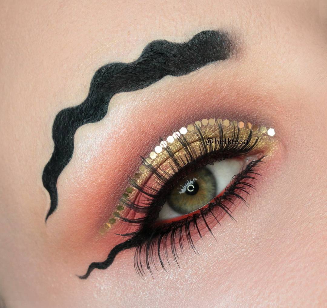 Weird Squiggle Eyebrow Trend Takes Over Instagram Latest Fashion Corner