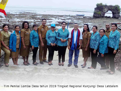 Tim Penilai Lomba Desa tahun 2019 Tingkat Regional Kunjungi Desa Latdalam Tim Penilai Lomba Desa tahun 2019 Tingkat Regional Kunjungi Desa Latdalam