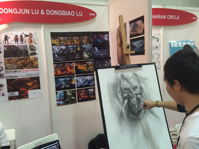 Singapore Toy, Game & Comic Convention STGCC 2015 artist alley