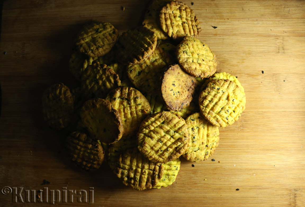 Kudpiraj's Garam Tawa Masala Biscuits(Spicy Mangalorean Cookies)