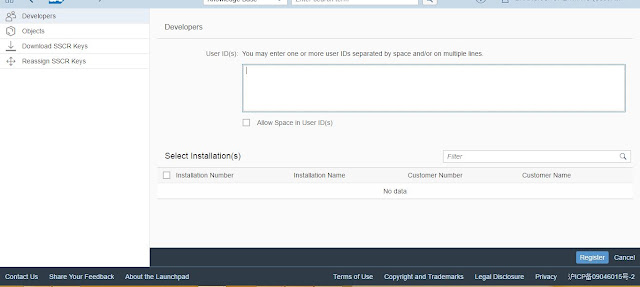 VENKAT SAP BASIS: Developer Key & Object Key(Access Key)