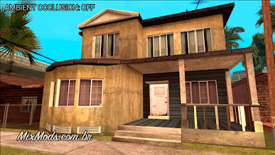 gta sa san ambient occlusion ssao sem enb off antes