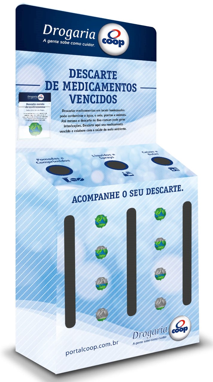 Coop amplia número de estações de descarte de medicamentos Coop amplia número de estações de descarte de medicamentos
