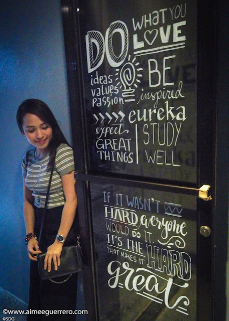 Liquid chalk art by Aimee Guerrero for Diligence Cafe