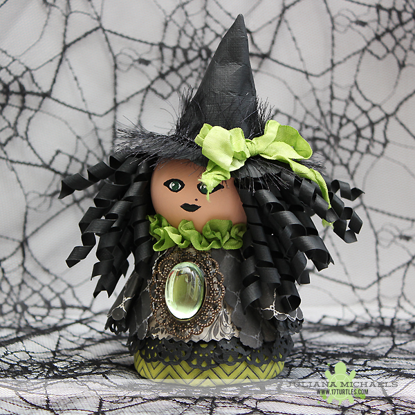 Flower Pot Witch Halloween Craft Home Decor by Juliana Michaels