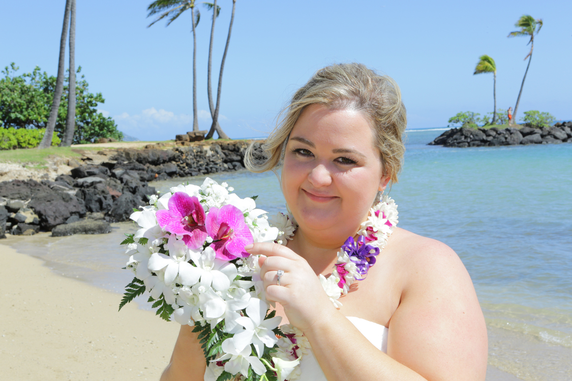 Orchid Bouquet Hawaii Wedding Flowers