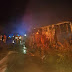 Cinco muertos y 43 heridos en choque de bus con vehículo cargado de gasolina