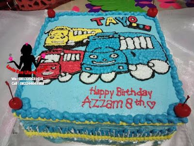 Cake Tart Karakter Tayo the Little Bus Special for Azam Cake Tart Karakter Tayo the Little Bus Special for Azam