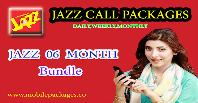 JAZZ 6 MONTH BUNDLE jazz call packages