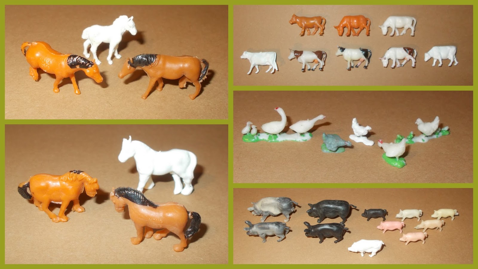 1960 Civil Farm Stock S4 01704 8 Ho Oo Airfix Blue Box Mini Farm Animals Also Issued By Marx As Part Of Their Contract Manufactured Sunshine Series Well Being Under Tai Sang S Other Brand