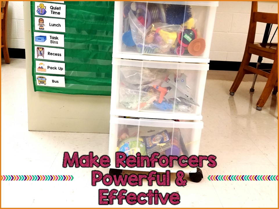 Making Reinforcers Powerful & Effective Mrs. P's Specialties!