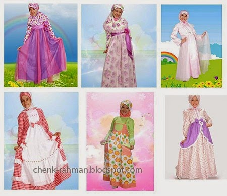 Gambar Foto Model Baju Busana Lebaran Muslim Muslimah 2009 