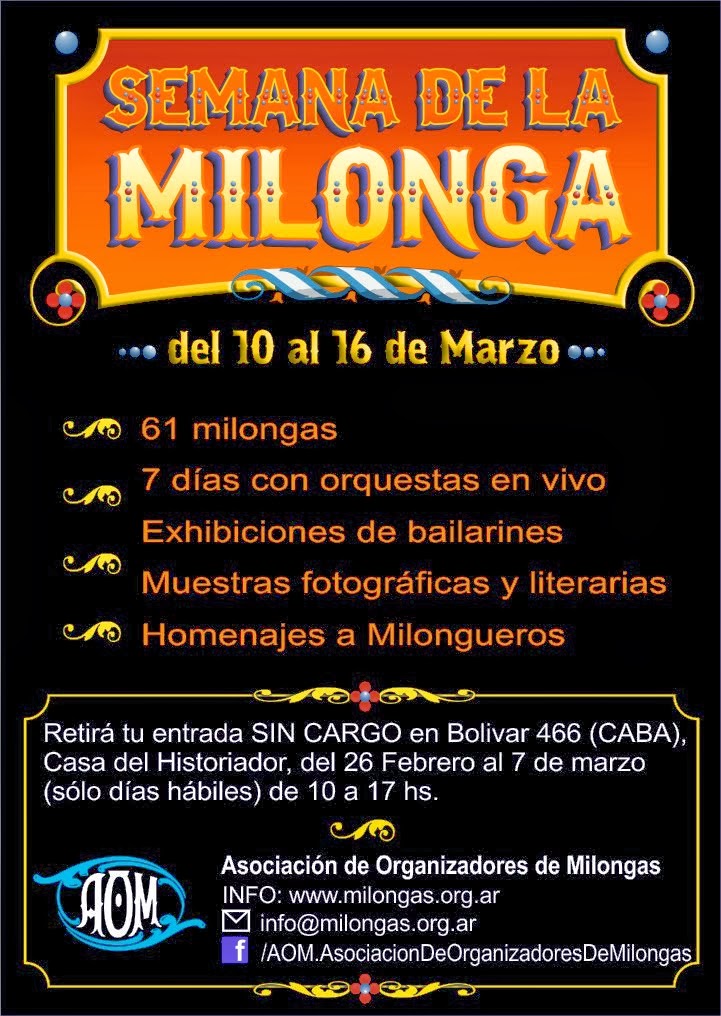 Soho Tango participó en marzo 2014 junto a otras 60 milongas.