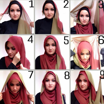 tutorial hijab wisuda segi empat satu warna tutorial hijab wisuda segi empat satu warna