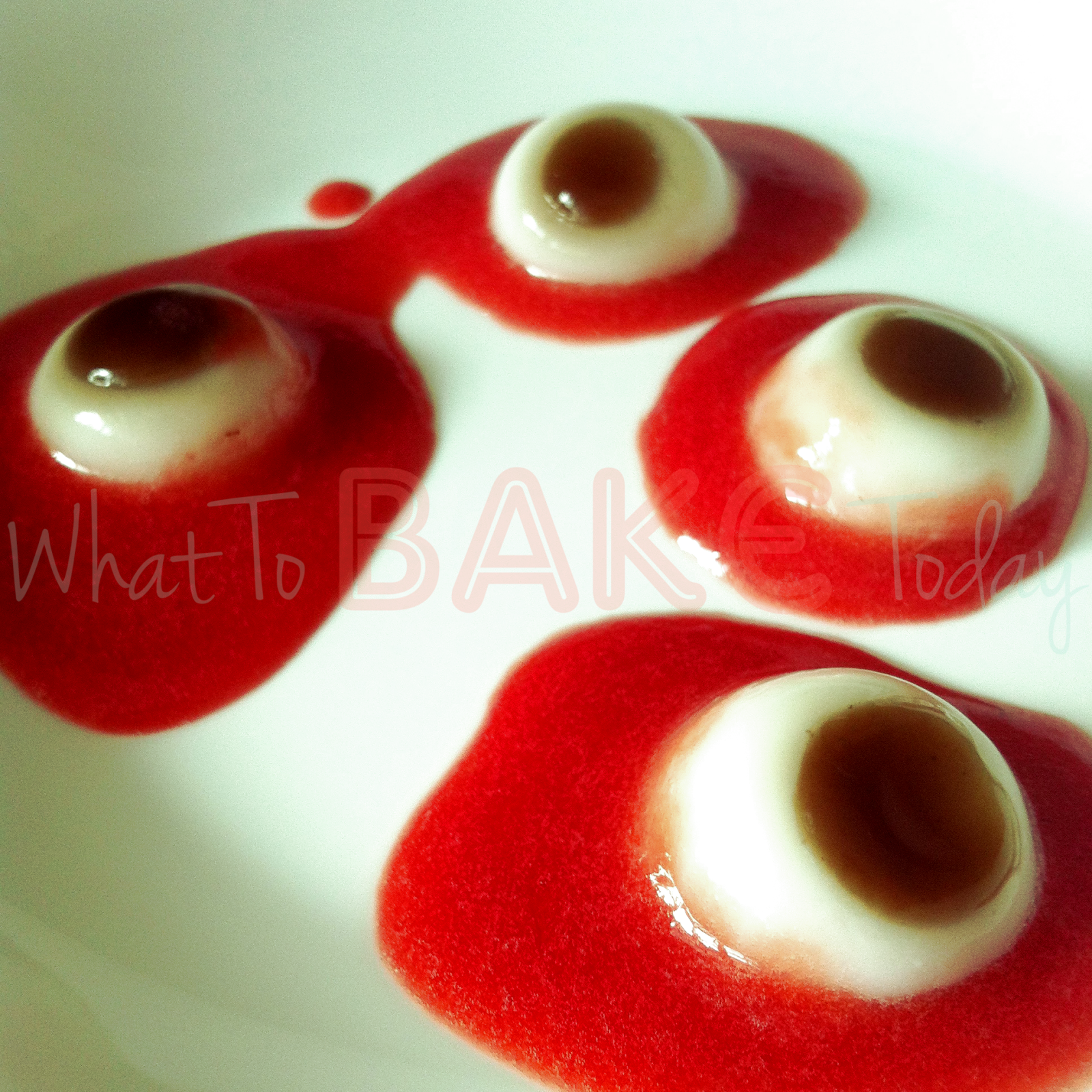 What To Bake Today Bloody Eyeball Jellies (Halloween)