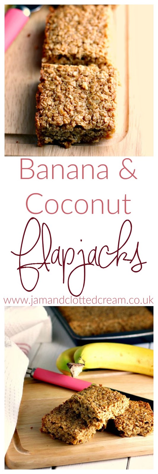 Banana and Coconut Flapjacks A Cornish Food Blog Jam and Clotted Cream