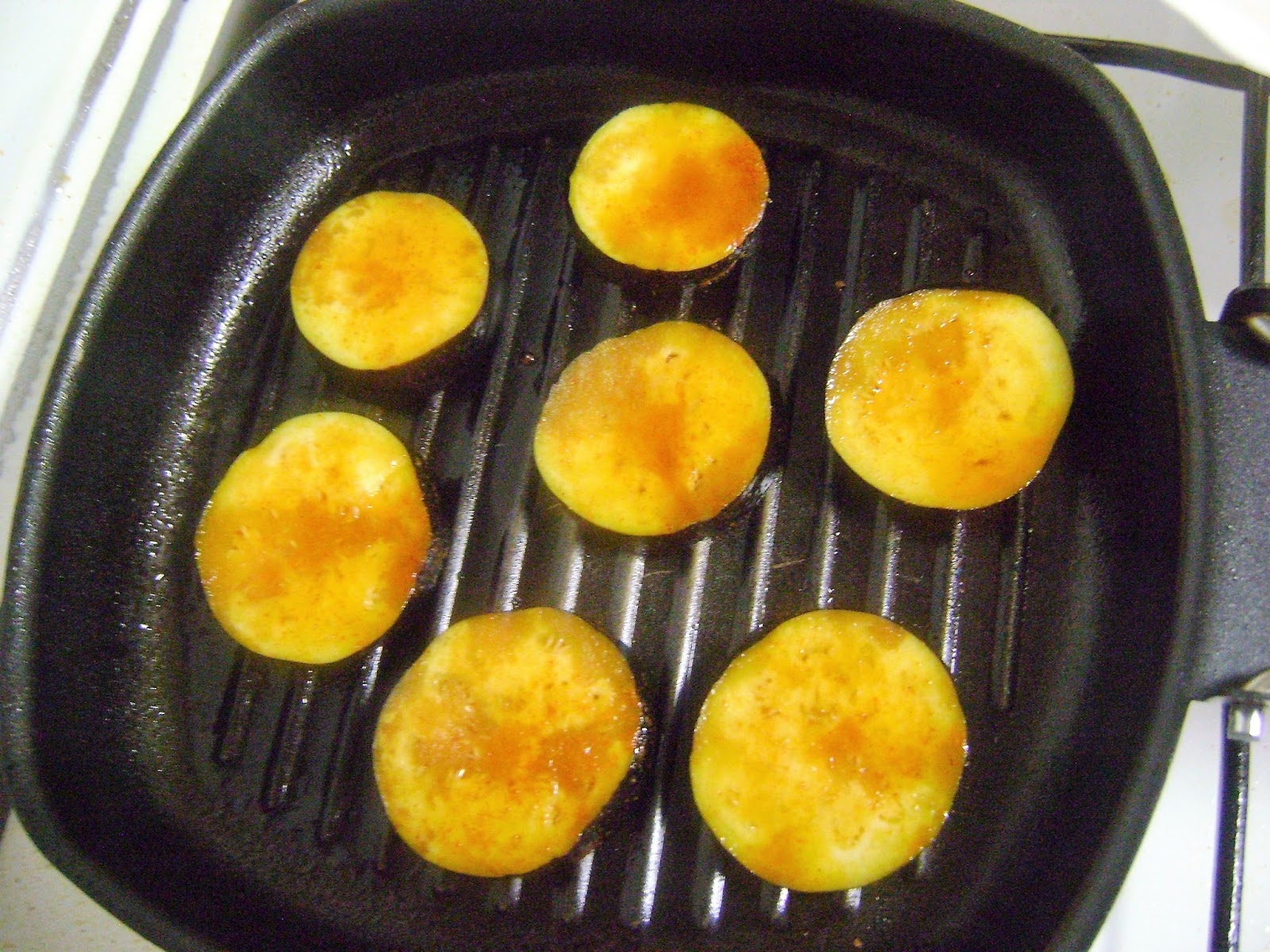 Bethica's Kitchen Flavours Pan Grilled Eggplants