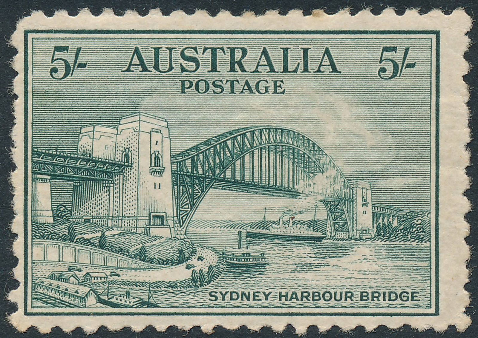 King V Stamps! Australia 1932 Sydney Harbour Bridge