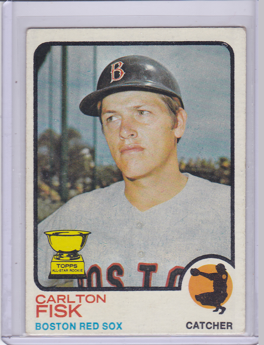 Red Sox Baseball Cards 1973 Topps All Star Rookie Carlton Fisk 193