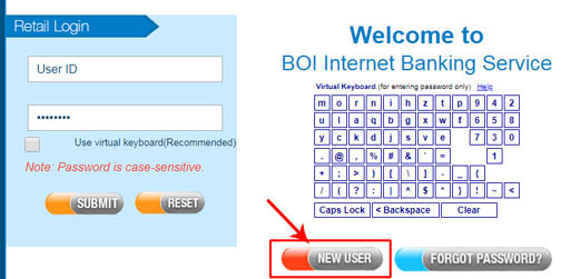 bank of india net banking login bank of india net banking login