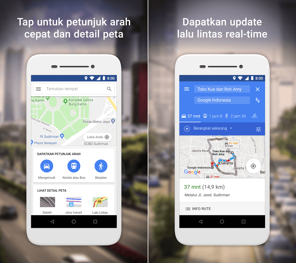 Google Maps Go Aplikasi Peta Android Ringan Irit RAM