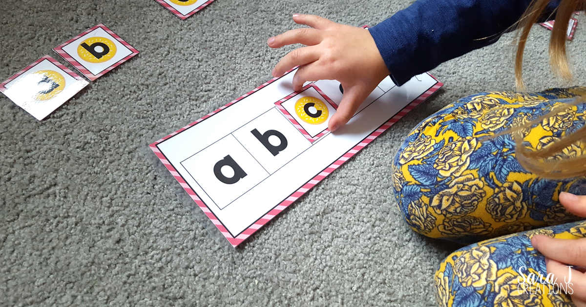 Super cute donut math and literacy activities that are perfect for preschool and kindergarten classroom centers or homeschool activities with little ones.