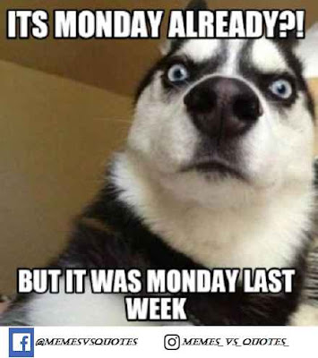 It's Monday already But it was monday last week