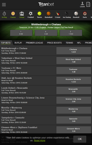 Titanbet Screenshot Titanbet Screen
