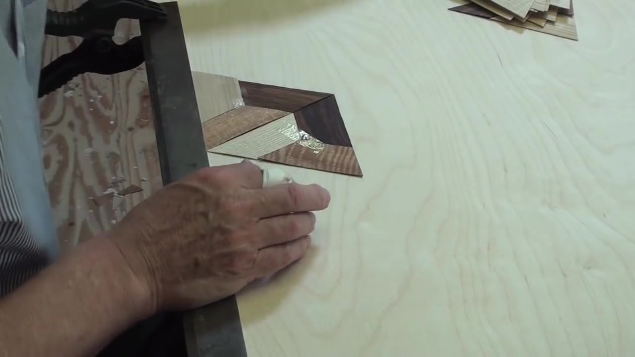 Woodworking Veneer inlay woodworking