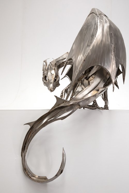 As esculturas de animais metálicos de Georgie Seccull Georgie Seccull arte esculturas metálicas de animais sucata