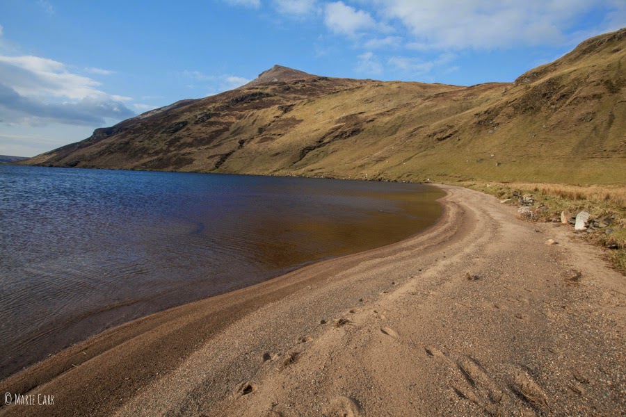 The 'beach' at Lough Altan, Co. Donegal, Ireland