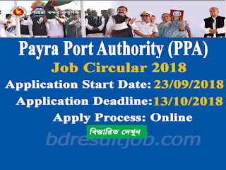 Payra Port Authority (PPA) Job circular 2018