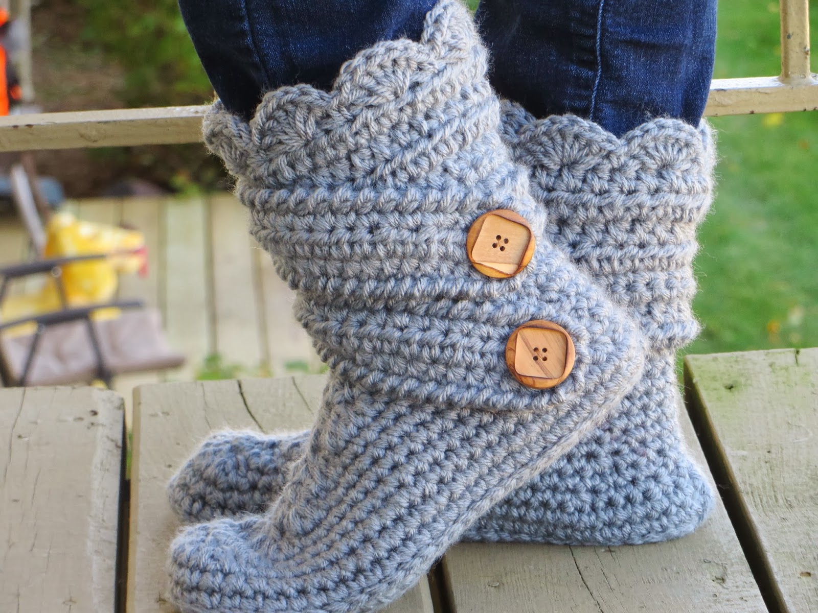 Image Crochet Adult Boot Patterns Download
