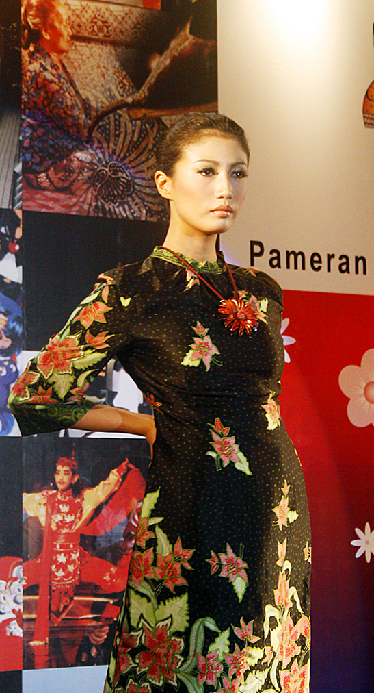 Asian fashion  and style clothes in 2012 Batik  indonesia 