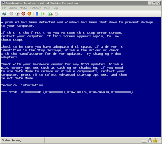 Fix Windows Error How to stop Blue screen Error 0x0000008e