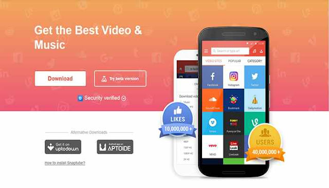تطبيق Snaptube App 