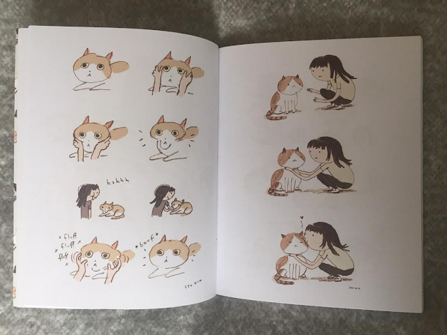 Cat comic book