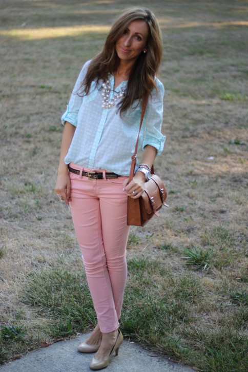 SHY boutique: Blush Pink Skinny Jeans