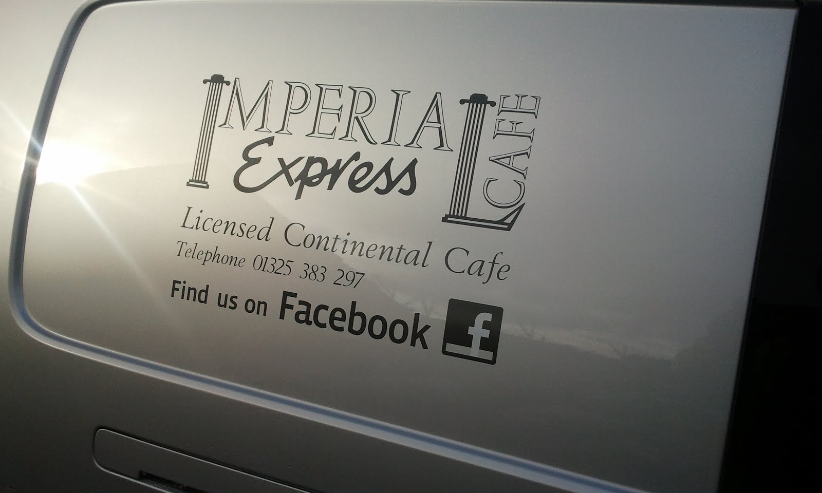 The Green I Signs Blog Find the Imperial Express cafe Darlington on