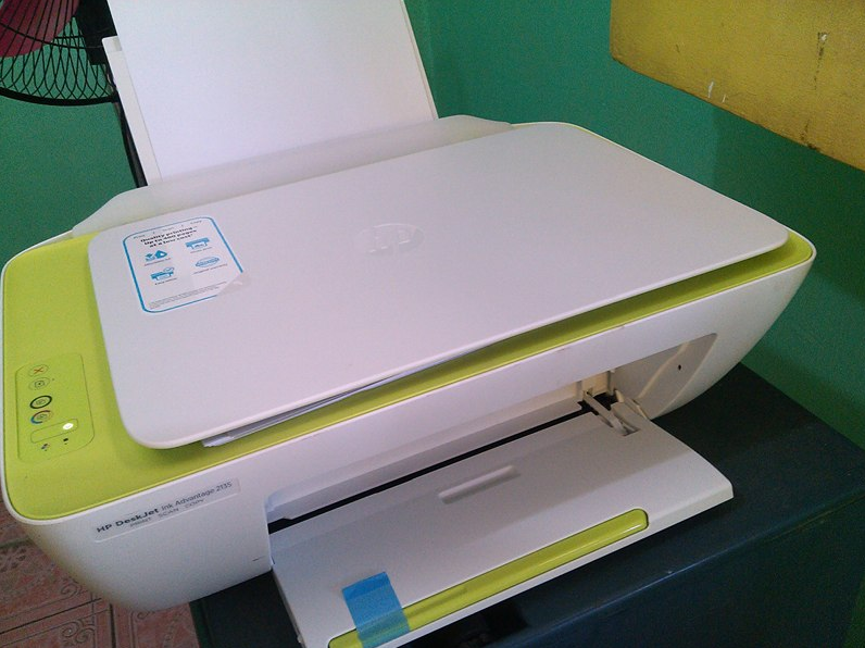 cara pasang ink printer hp
