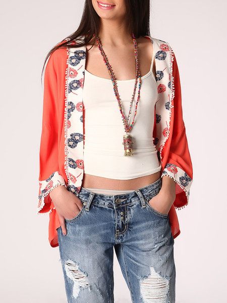 Floral kimonos, causal kimono by Q2, StyleWe Floral kimonos, causal kimono by Q2, StyleWe