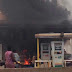 Ongoing - NNPC Fuel Station at Adura Bus-stop, Abeokuta Expressway Currently on Fire - Photos