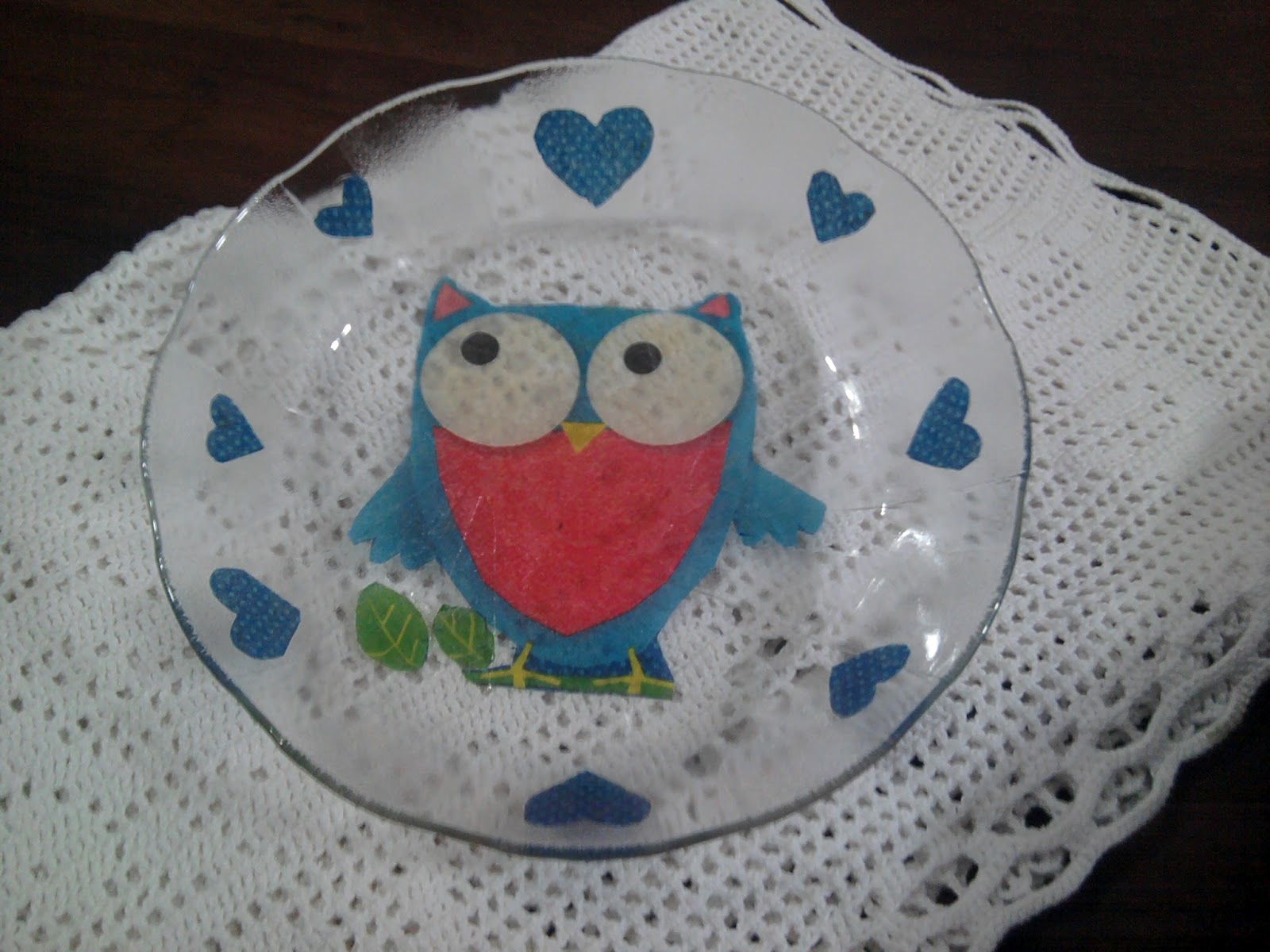 Nakupenda Artesanal Decoupage sobre Vidrio