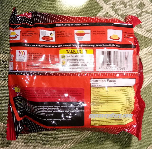 Pancit Canton Extra Hot Chili Flavor Jennie Journals