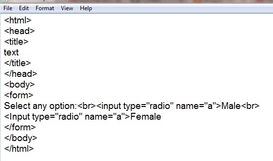 How to create HTML Form - I