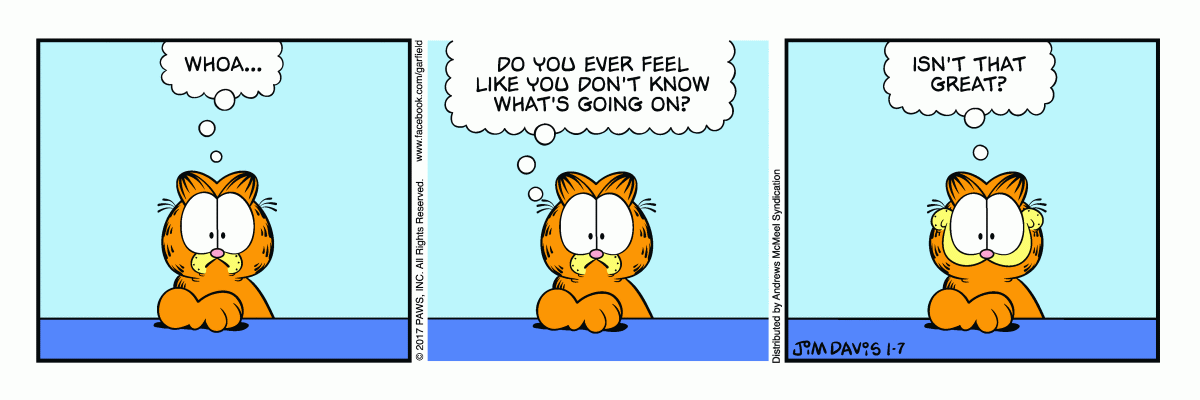 Quadrinho traduzido do Garfield, Odie e Jon