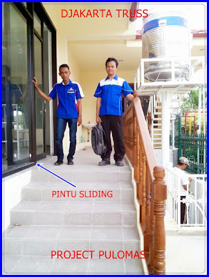 Proyek Pintu sliding pulomas Djakarta Truss Proyek Pintu sliding pulomas Djakarta Truss
