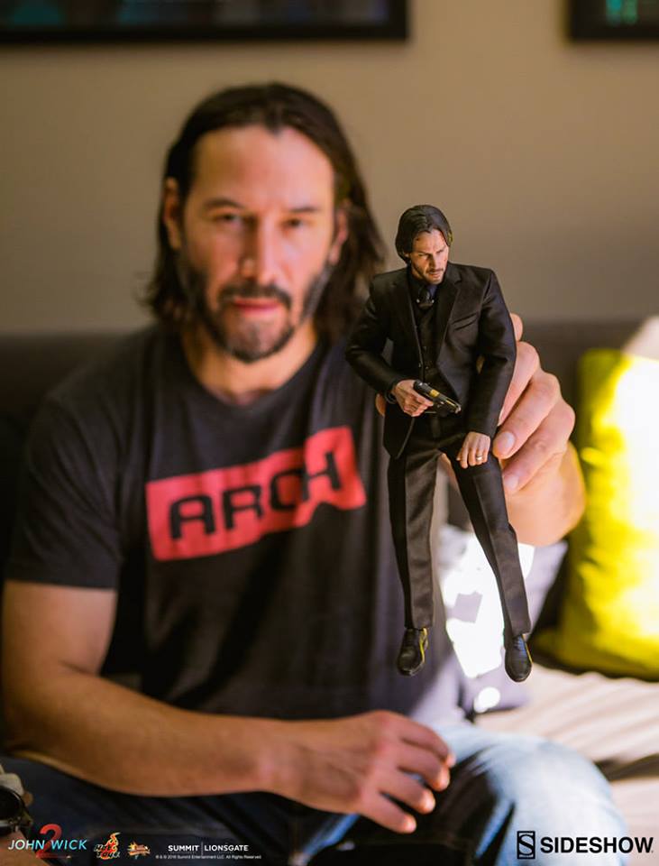 John Wick Chapter Parabellum Boogeyman Keanu Reeves PVC Action Figure Toys Mafex 